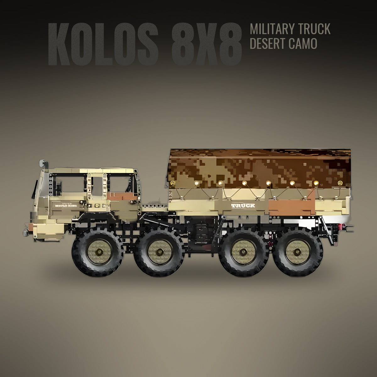 RC Kolos 8x8 Military Truck (Desert)