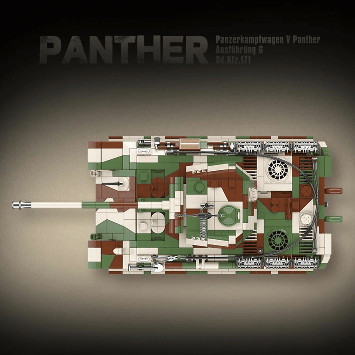 Panther Tank (Camo) | 2136 PCS