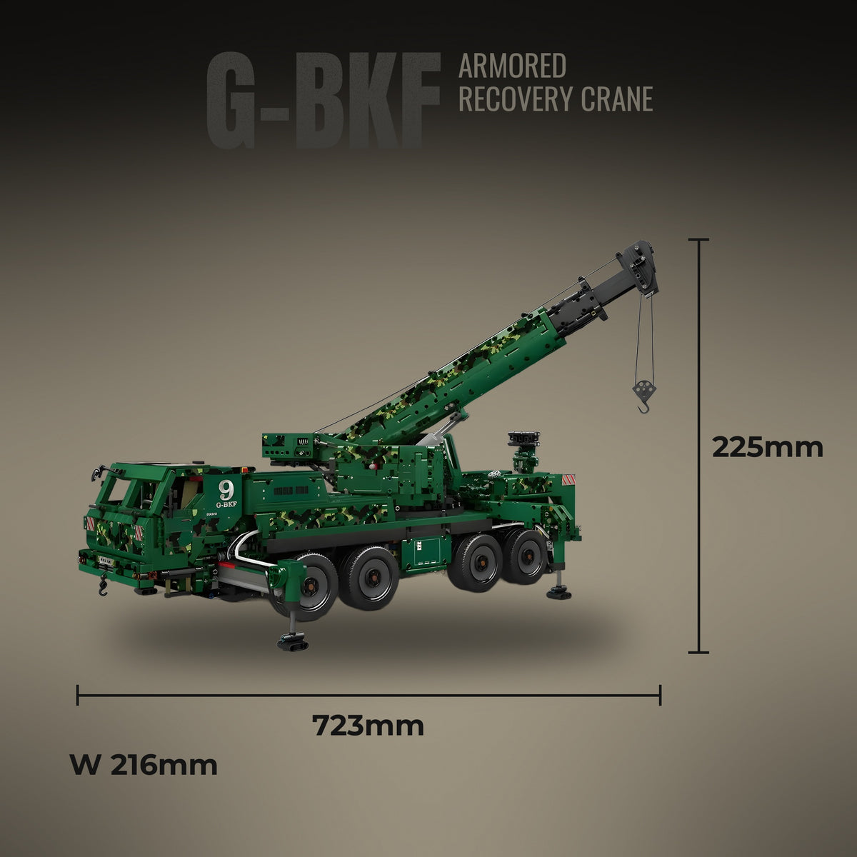 RC G-BKF Armored Recovery Crane