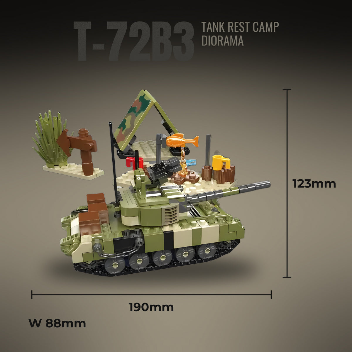 T-72B3 Tank Rest Camp
