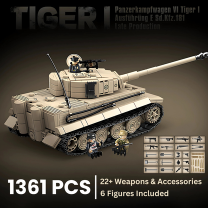 Tiger 1 (Tan) | 1361PCS