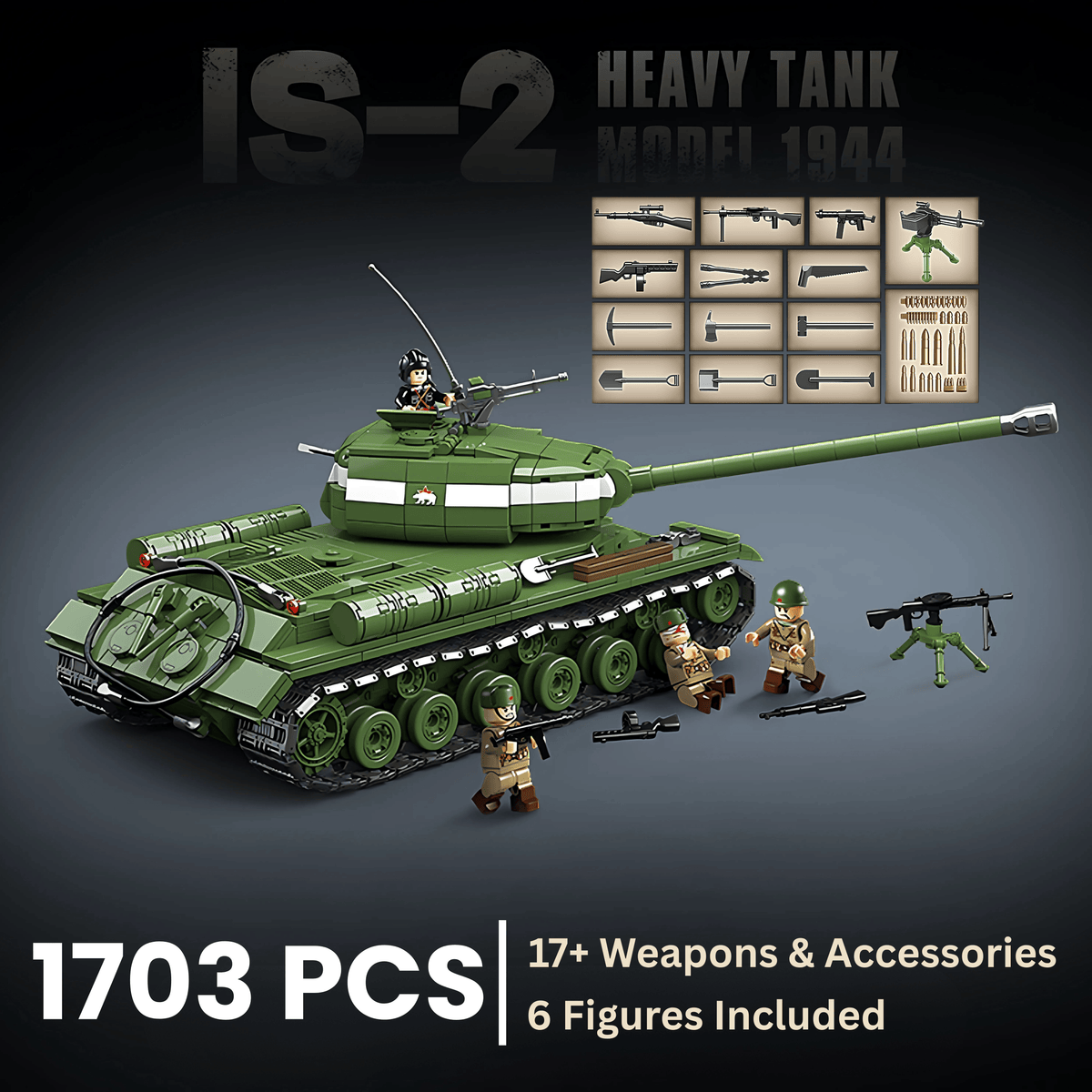 IS-2 Heavy Tank | 1703 PCS