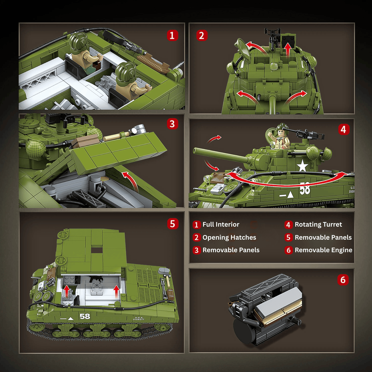 M4A3 Sherman | 1175 PCS