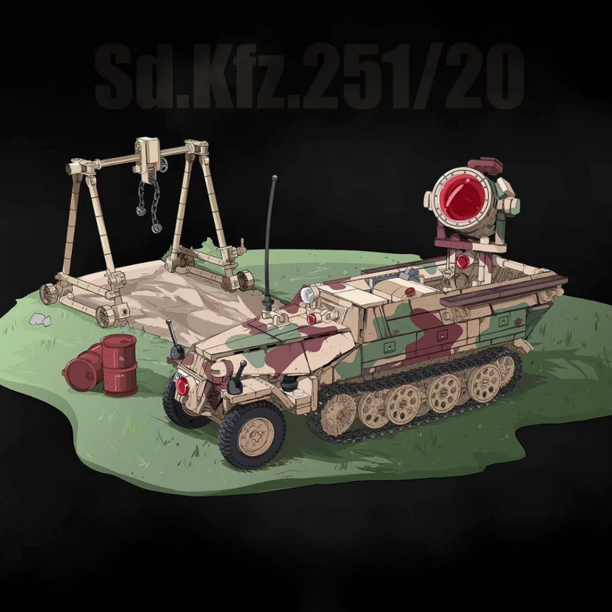 Sd.Kfz.251/20 camo (Limited Edition) | 1267 PCS