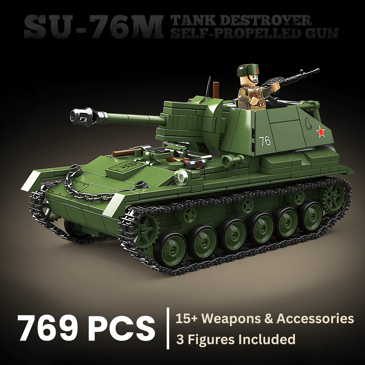 SU-76 Tank Destroyer | 769 PCS