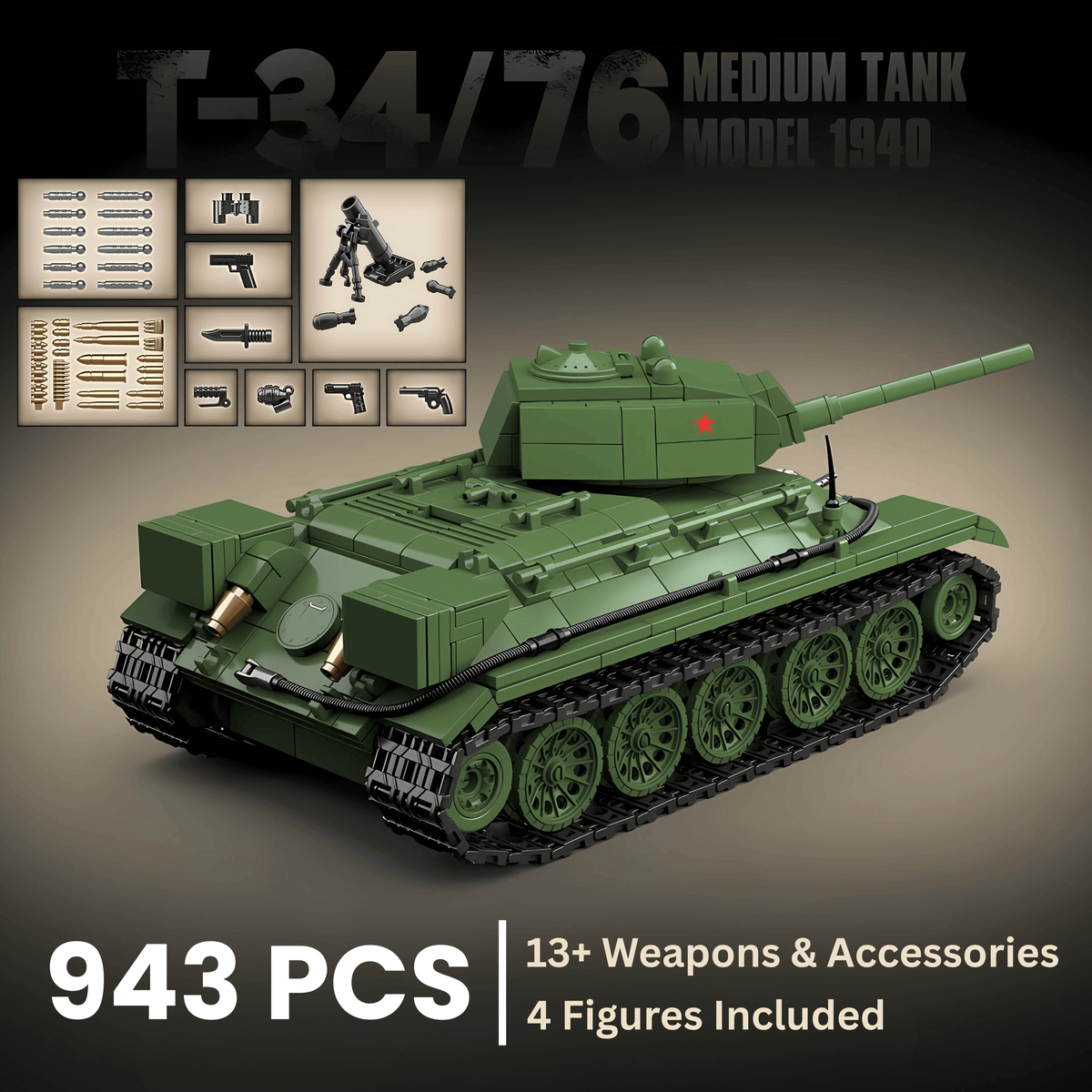 USSR T-34 | 943 PCS