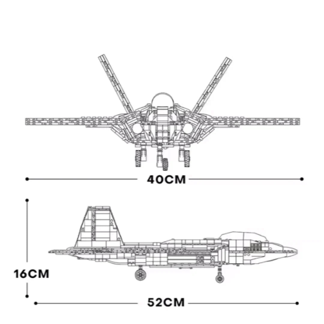 F22 Raptor | 1837 PCS