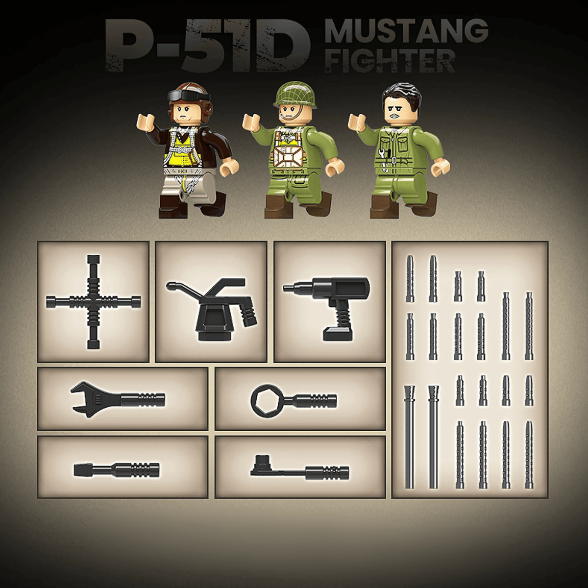 P-51 Mustang | 580 PCS