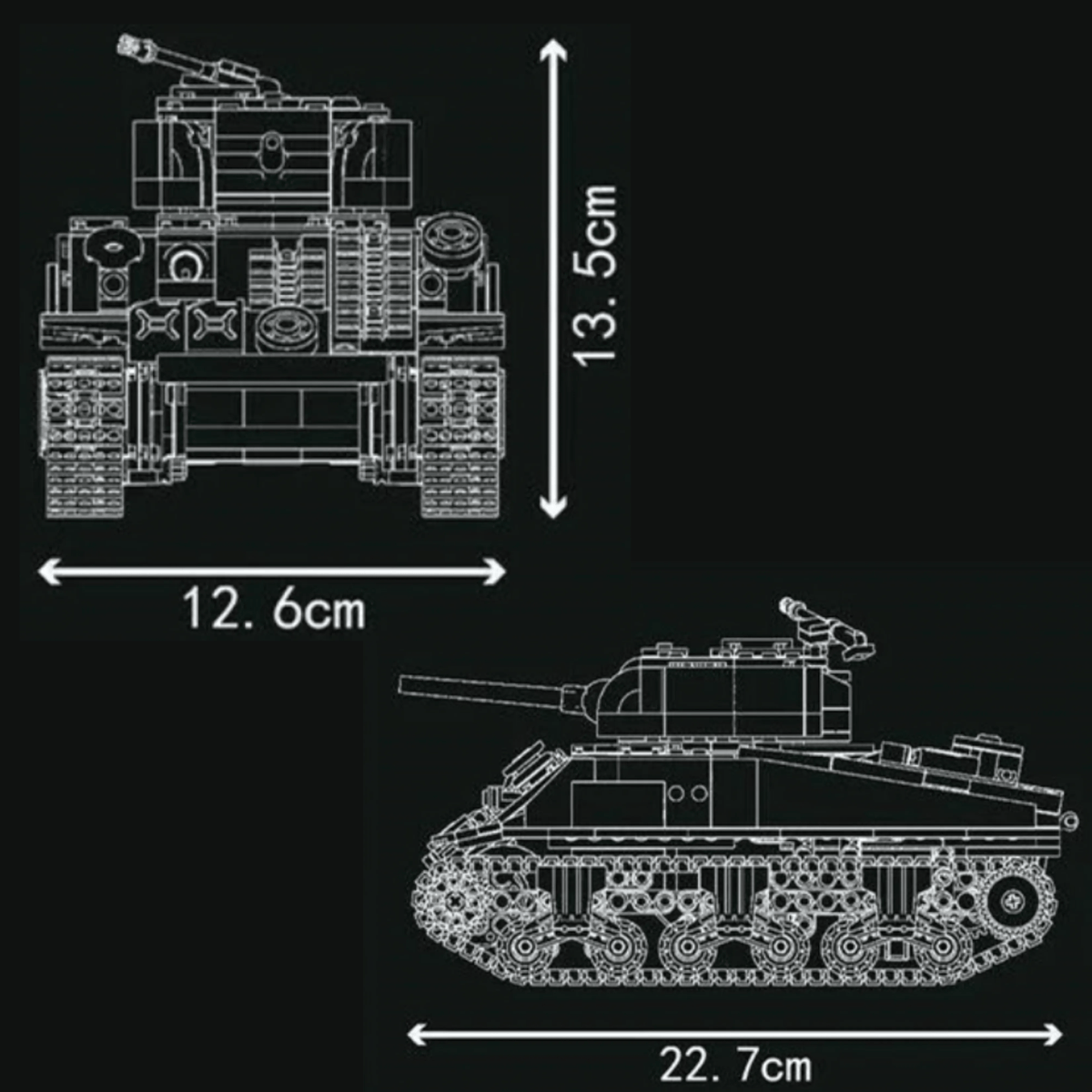 RC Sherman | 800 PCS