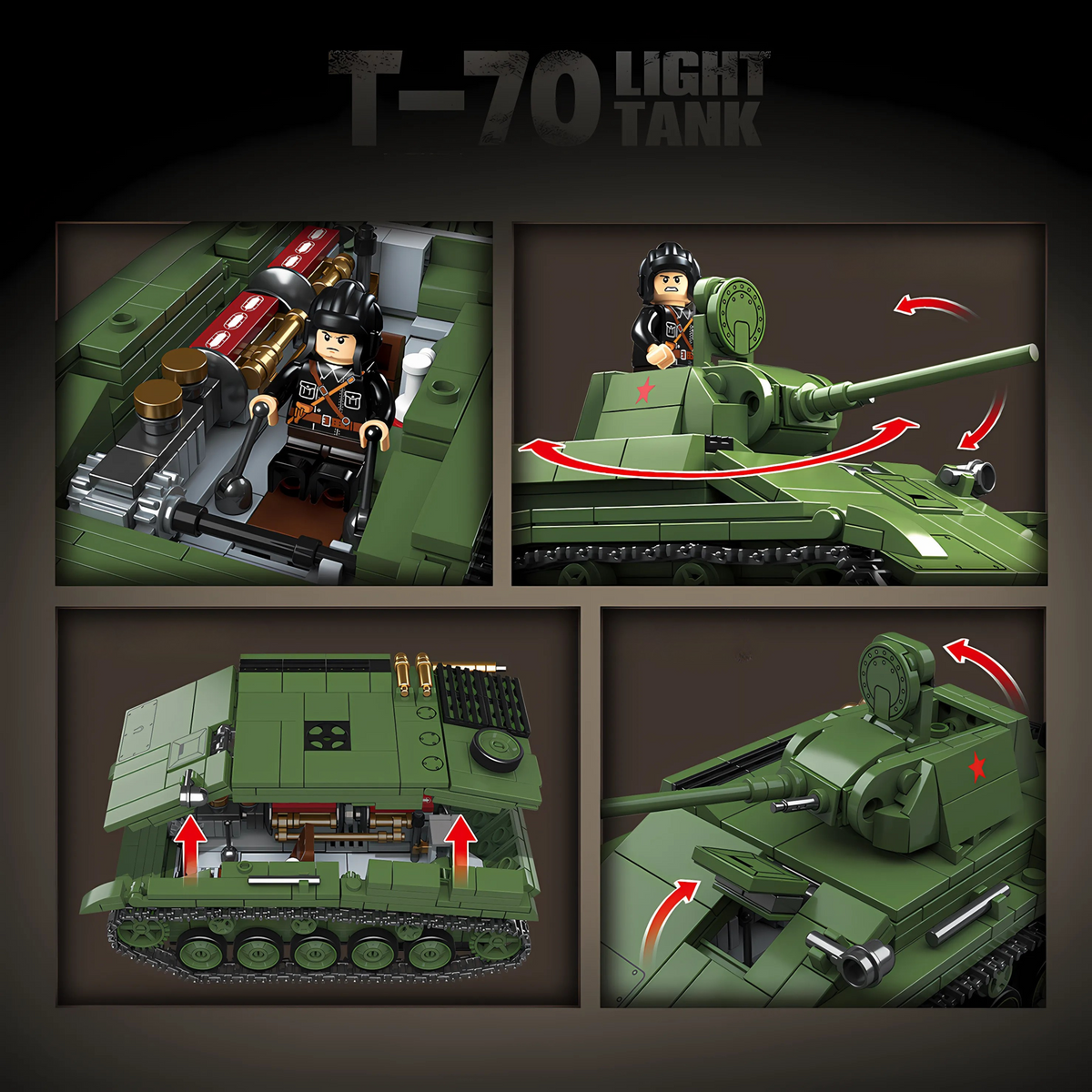 T-70 Light Tank | 689 PCS