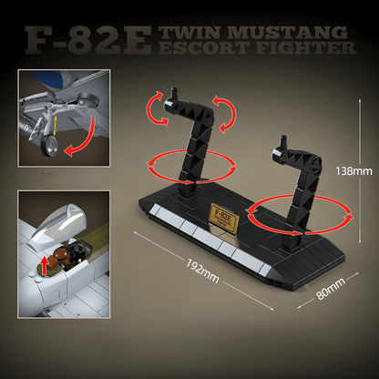 F-8E Twin Mustang | 1107 PCS