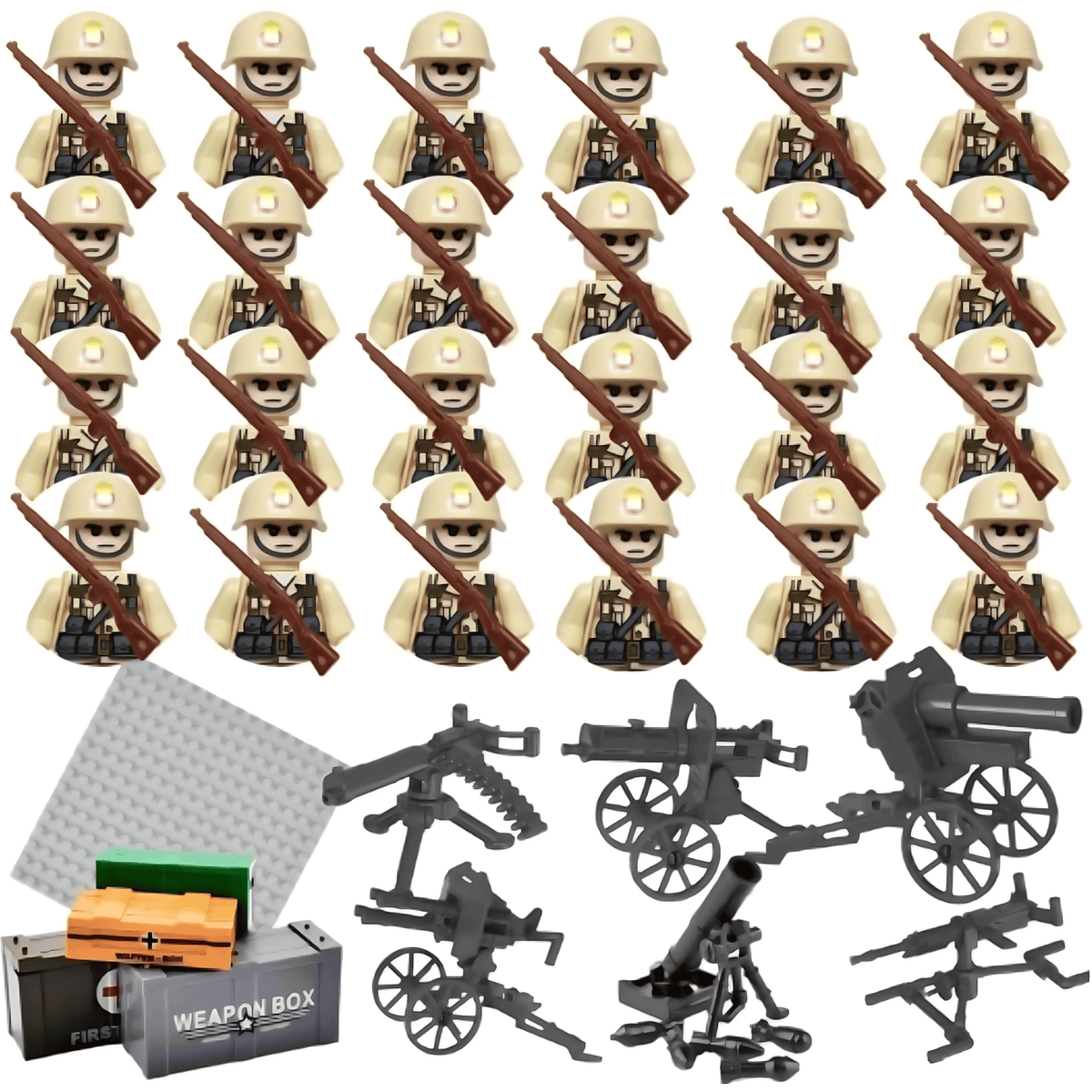 Brick Battalion | 24 Soldiers